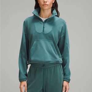 Lululemon Brushed Softstreme Ribbed Half Zip